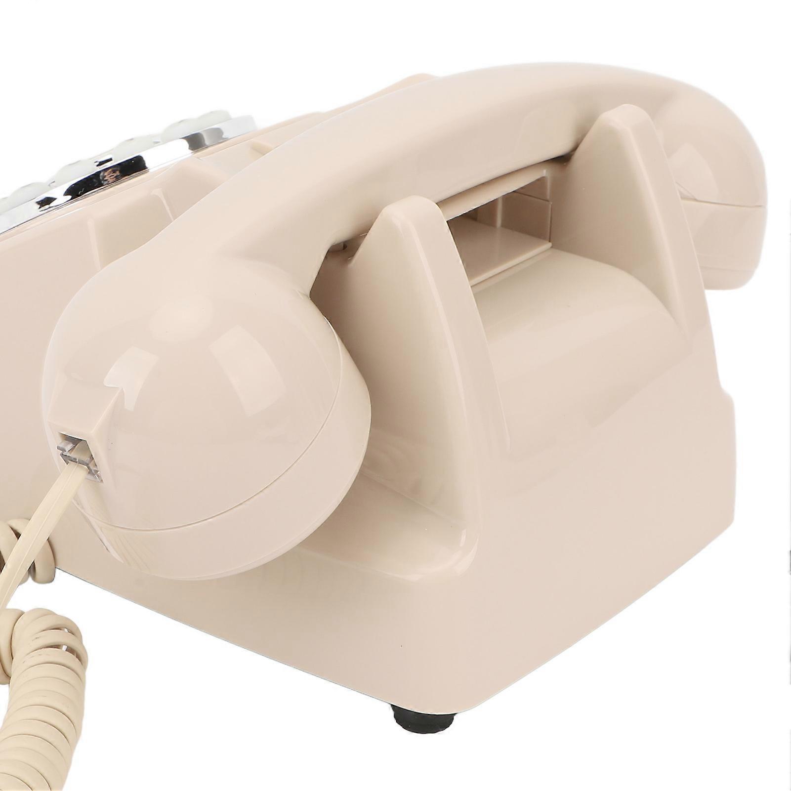 Audio Guest Book Phone Clear Sound Convenient Use Audio Message Recording Telephone for Wedding Event Birthday Party Beige