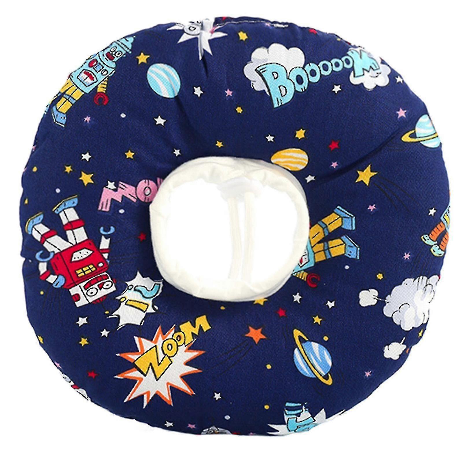 Adjustable Cat Recovery Collar Soft Plush Elizabethan Collar With Movable Buckle Protective Cone