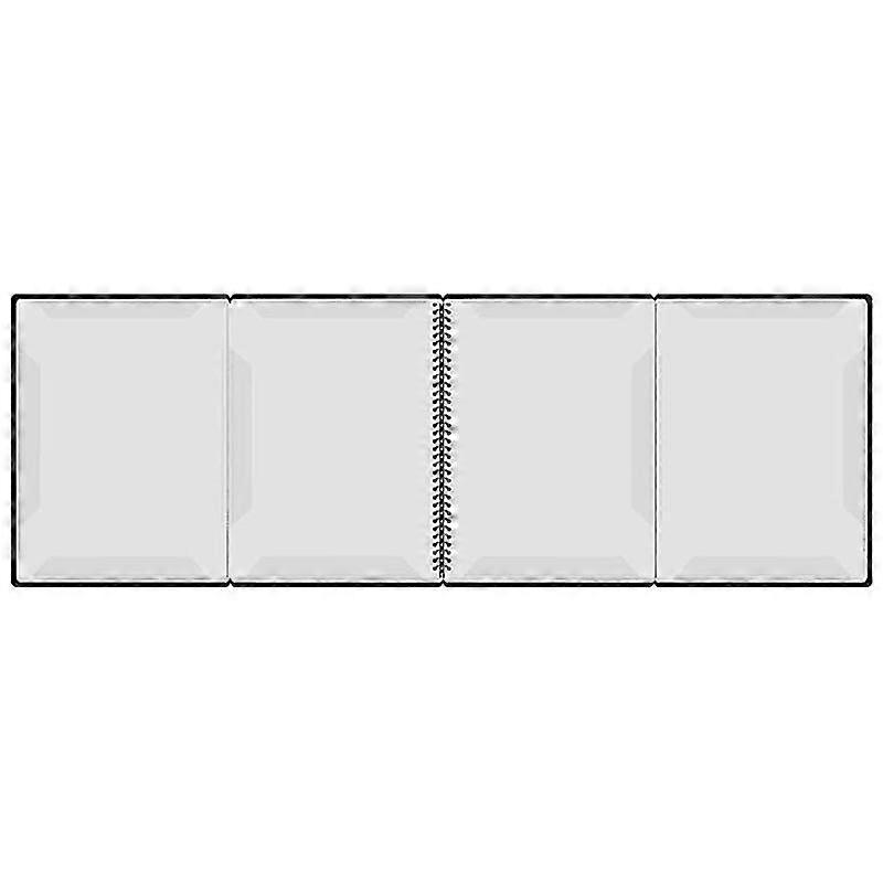 Classeurs à partitions Accessoires pour pupitres Classeur à partitions 4 volets Reliure spirale 40 pochettes