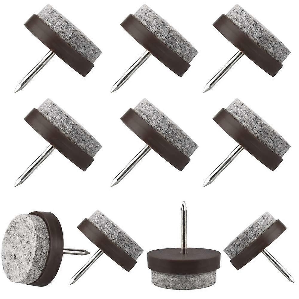 50 PCS Furniture Felt Pads 21mm Felt Slides Pads Chair Sliders for Hardwood Floors Non-Slip Chair Glides Chair Leg