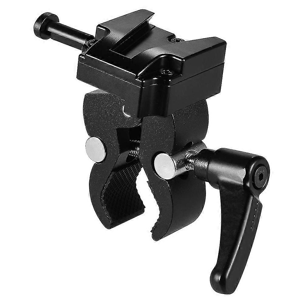 Super Crab Clamp With Universal V-lock Mount Quick Release Adapter For Dslr Camera Battery Photo St