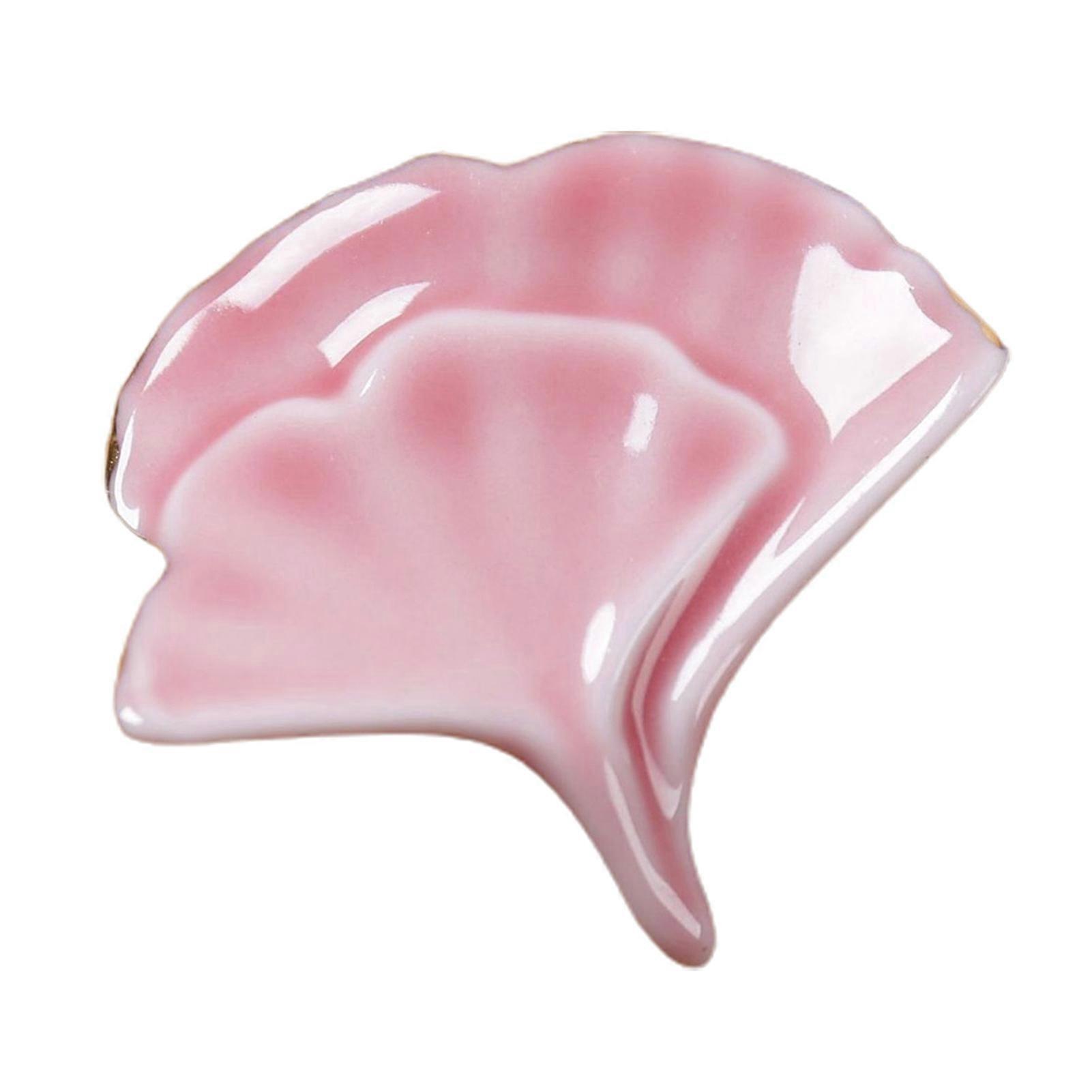 Support de baguettes de style japonais réutilisable en forme de feuille de ginkgo, baguettes en céramique, repose-cuillère, articles ménagers KAESI