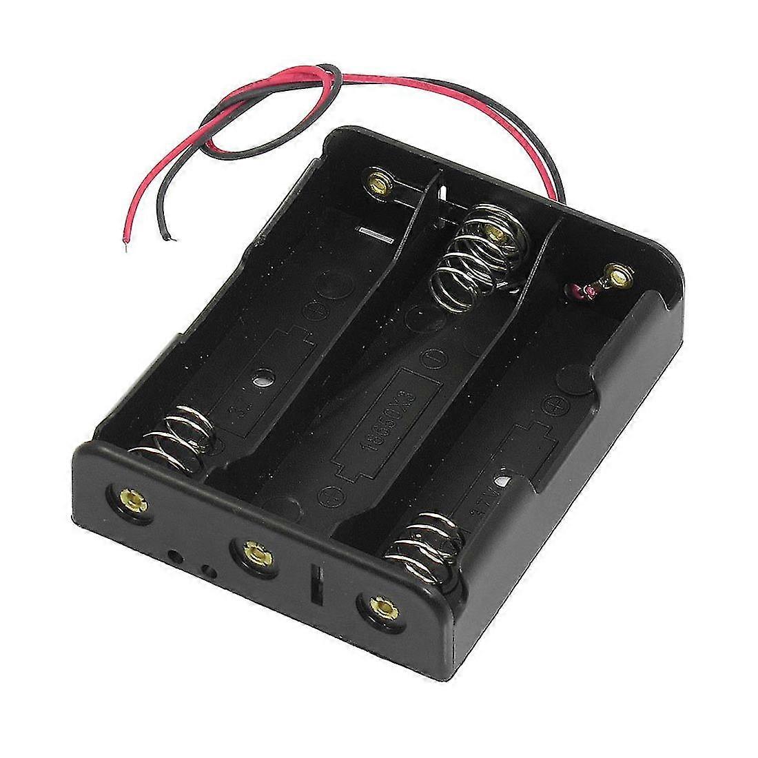 3.7v Flat Tip H Case For 3 X 18650 Batteries