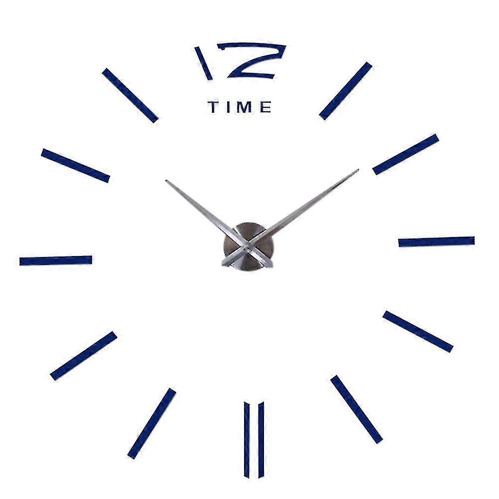 Acrylic Mirrored Wall Clock Decoration Diy Clock Mirror Decoration 3