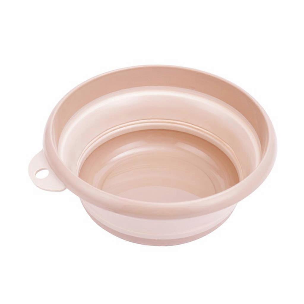 Multi-Purpose Collapsible Wash Basin Portable Folding Catch Basin with Hanging Hole Save Storage Space Washbasin Home