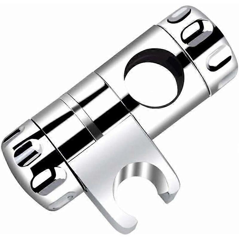 Shower Holder, Wall Bar Adjustable Shower Bar Hand Shower Holder Replaceable Hand Shower Holder Shower Head Holder 25MM Diameter Adjustable Chrome ABS