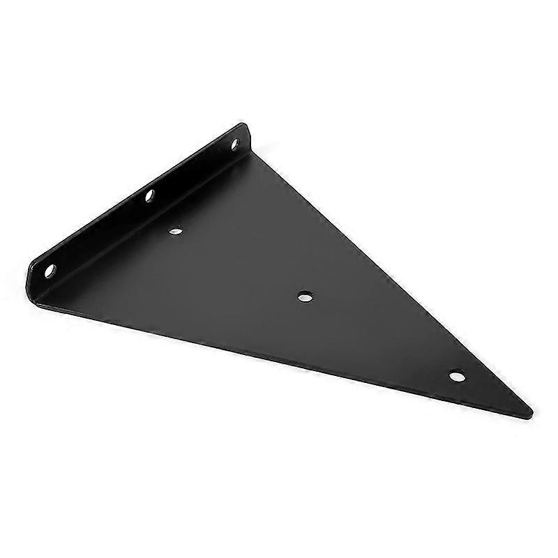 6.8" Triangle Shelf Brackets, 4 Pack Heavy Duty Iron Wall Mount Brackets with Screws, Invisible Right Angle Wall Shelf Bracket with Large Capacity, B