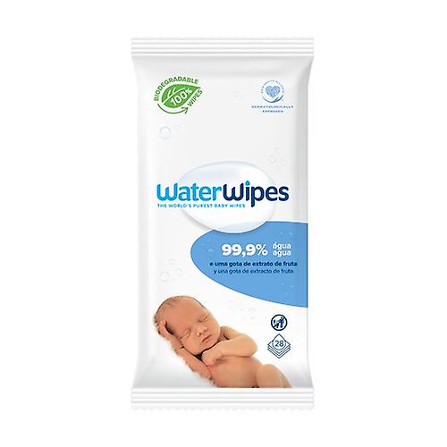 Biodegradable waterwipes baby wipes 28 units