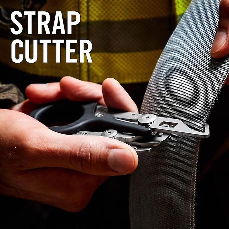 Multifunction raptor 6 in1 raptor emergency response shears with strap