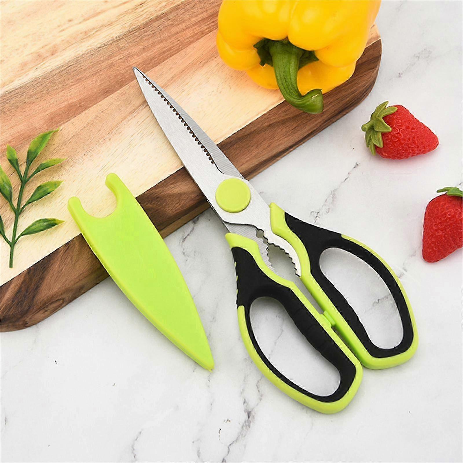 Kitchen Scissors, Sharp Stainless Steel Kitchen Scissors, Versatile Heavy-duty Scissors Essential For Kitchen Small Tools K66