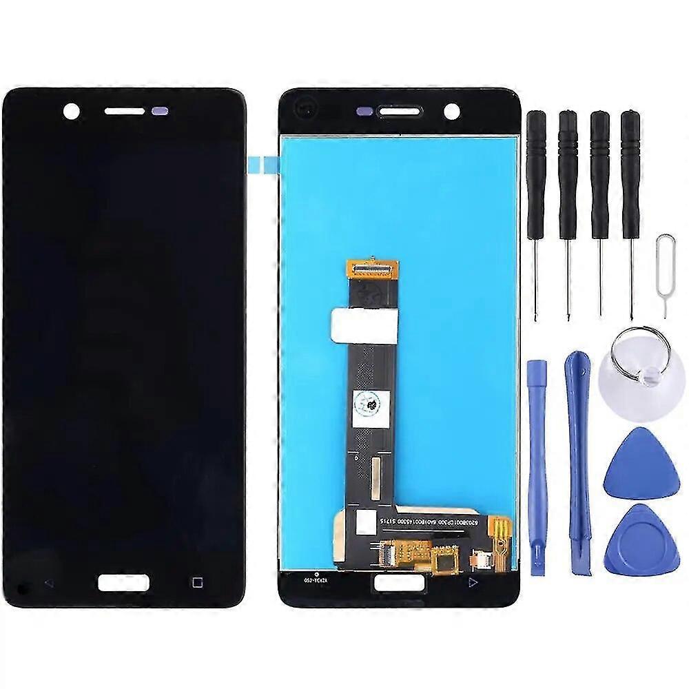 Lcd Screen + Touch Panel Compatible Nokia 5 Ta-1024 Ta-1027 Ta-1044 Ta-1053(black)