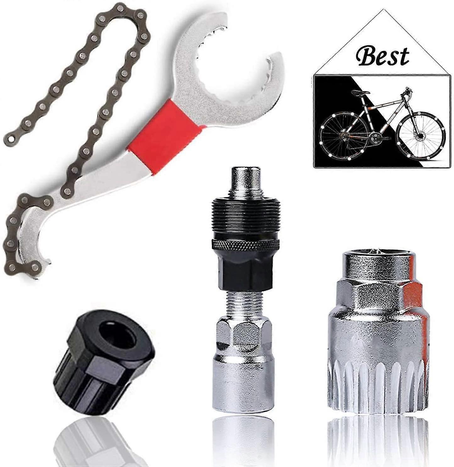 Bicycle Chain Whip, Bicycle Repair Tool, Bicycle Multi-tool With Crank Puller, Chain Tool, Bicycle Disassembly Tool, Bicycle