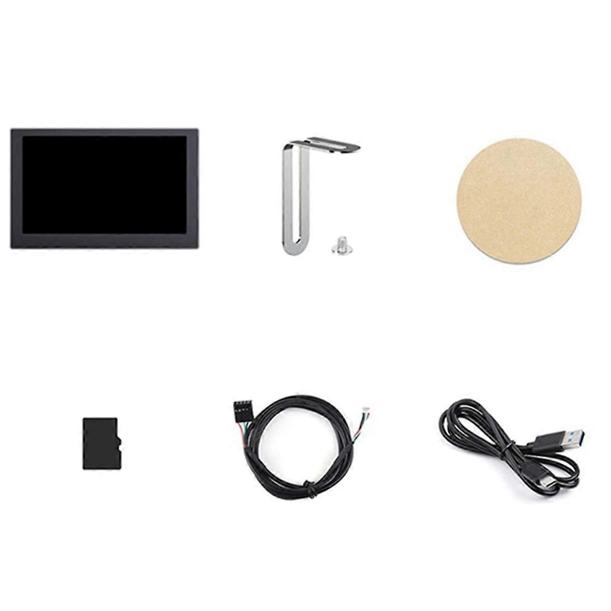 5 Inch IPS Display USB Chassis Secondary Screen RGB Atmosphere Screen 800X480 with Sound Pickup Fun