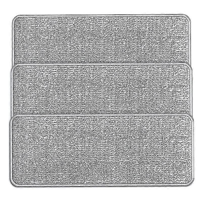 Replacement Microfiber Mop Pad 32*12.5cm Compatible With Floor Care System, - 3 Packs