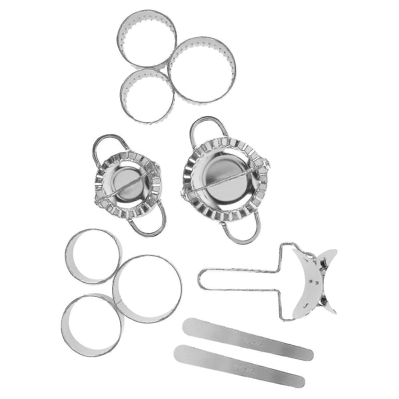 11pcs Practical 304 Stainless Steel Dumpling Machines Manual Dumpling Molds