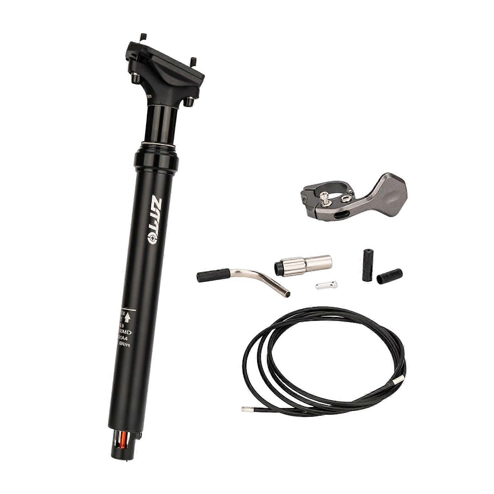Mountainbike Dropper Zadelpen met Remote Interne Routing Drop Post 30,9 mm