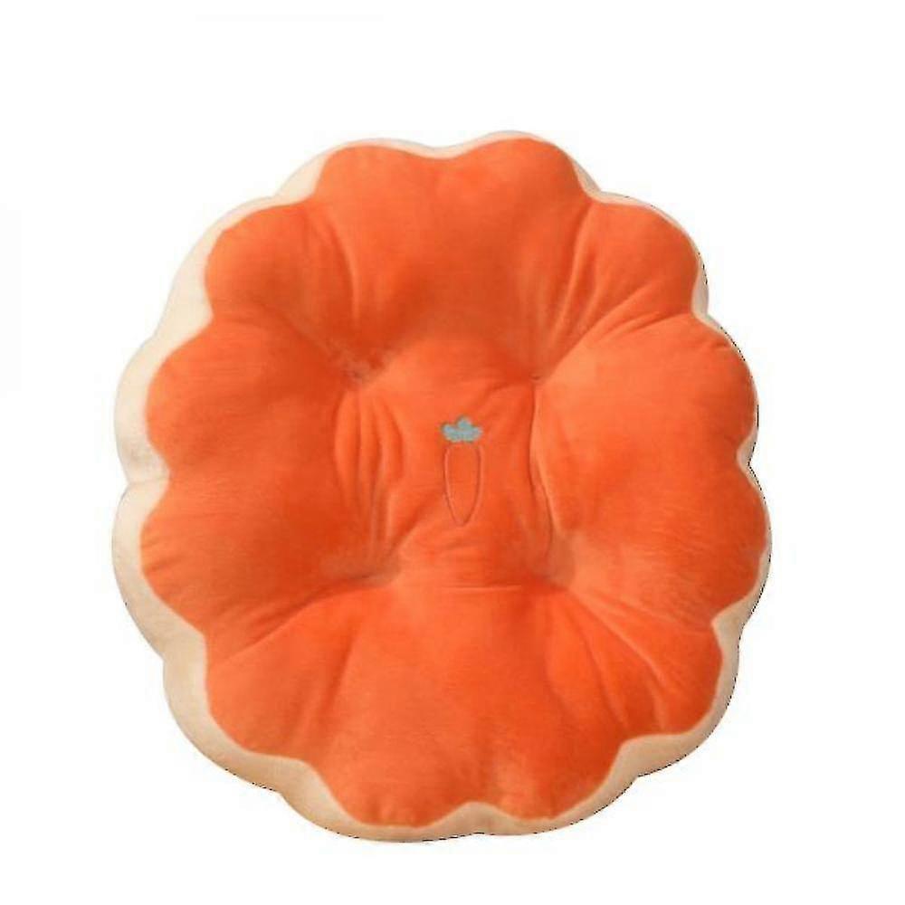 Round Cushion Computer Office Chair Cushion(Orange)