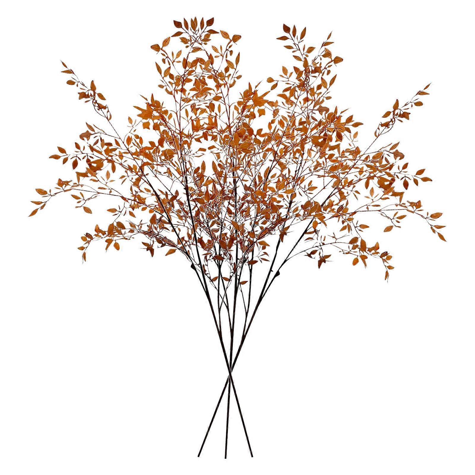 Conjunto de 3 Decoração de Casamento Artificial com Folhas de Bordo Nandina 110cm