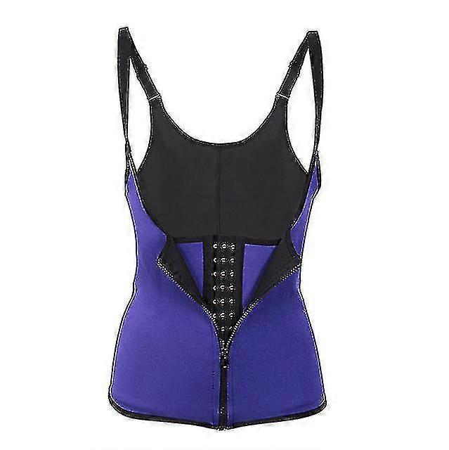 3 Clip&1 Zip 6 スチール ボーンドウエストトレーナー コルセット スポーツワークアウト ボディシェーパー おなかコントロール