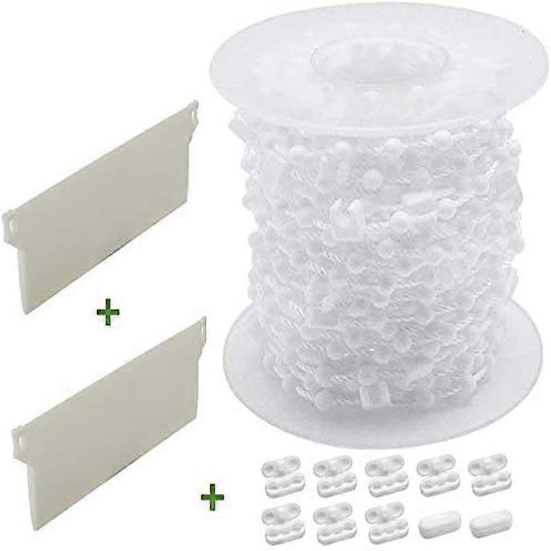 127mm base bead 10m base plate 2 bead hooks 10 vertical blinds accessories set