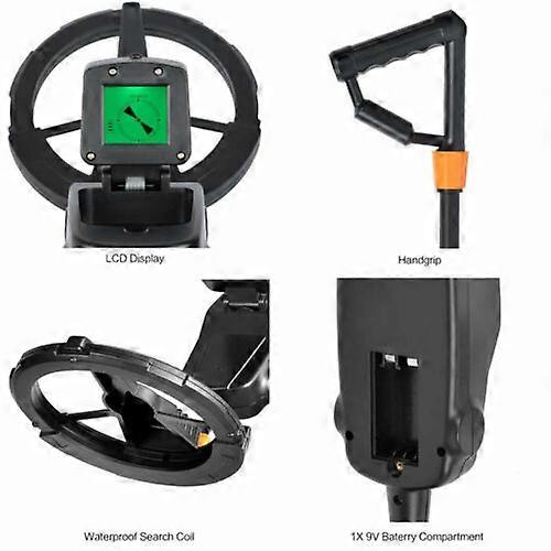 大人と子供、金属探知機、LCDディスプレイ付き防水、高精度、ピンポイント