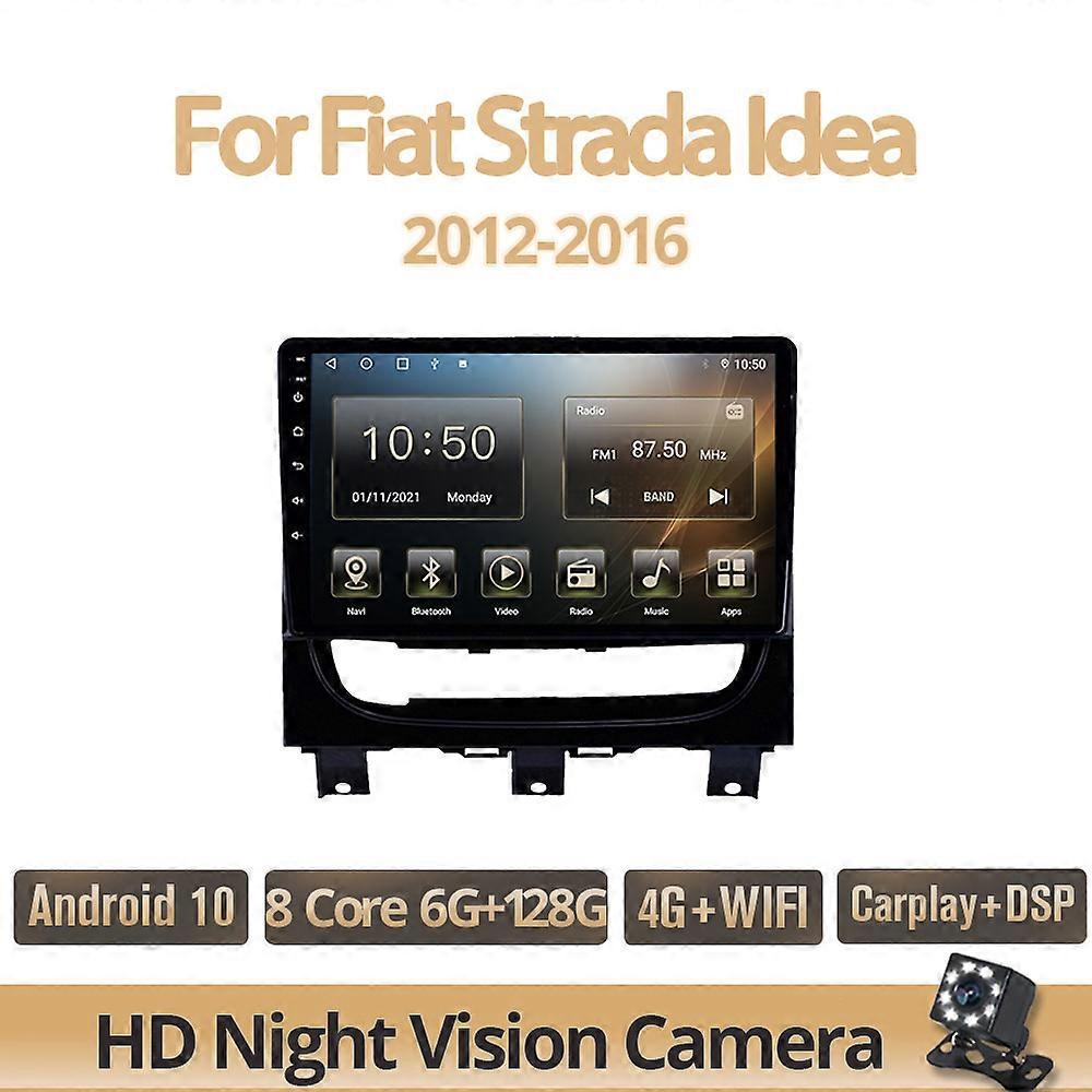 Tiebro 2DIN Android10 Car Radio For Fiat Strada Idea 2012-2016 Stereo Receiver Car Multimedia Player 2Din Car DVD Player Carplay