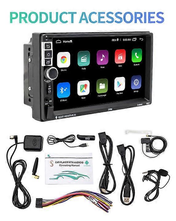 Navigazione GPS da 7 pollici per accessori per auto, camion, strumenti Navigatore HD 2022, aggiornamento gratuito europa, mappa del nord america, musica FM