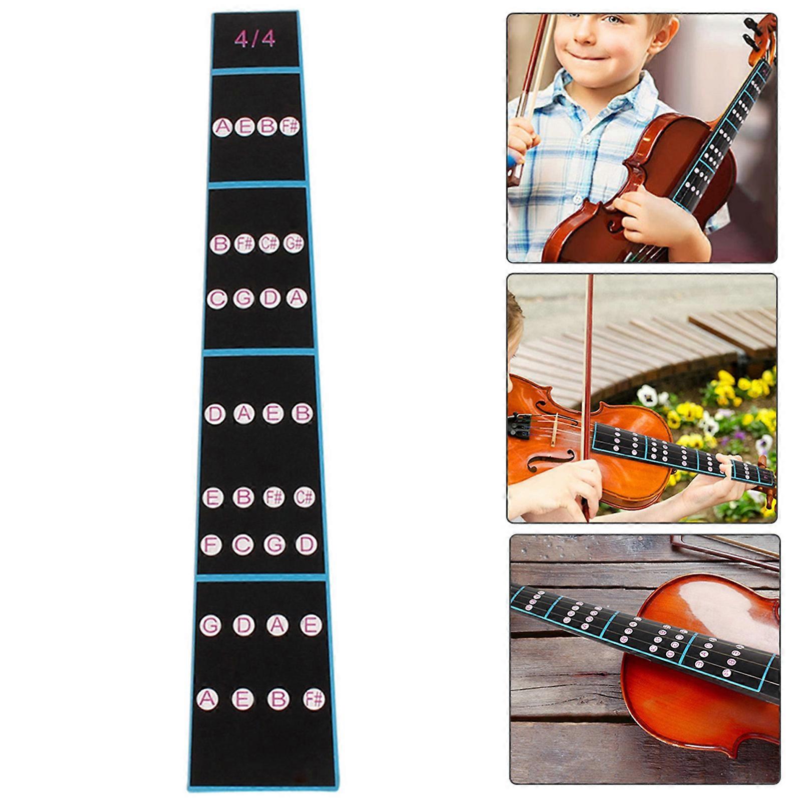New Removable 4/4 Violin Fiddle Finger Fingerboard Fretboard Sticker for Beginners Practice