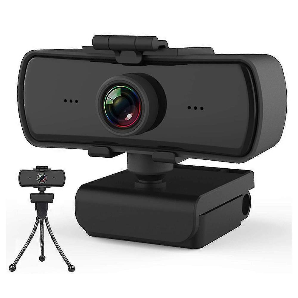 Câmera web de 1080p até 2k, webcam hd com microfone e capa de privacidade