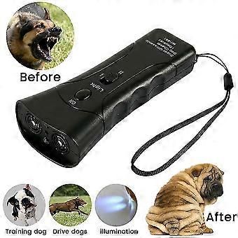 Pet Gentle Ultrasonic Anti Dog Barking Trainer Led Light Gentle Chaser Device Repeller New