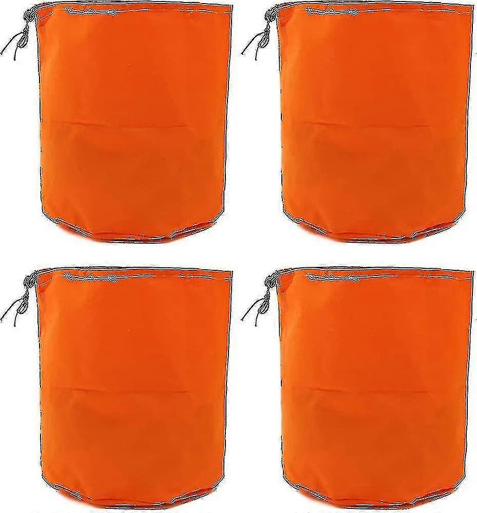 4pcs χλοοκοπτικό χορτοκοπτικό μηχανών dustproof αδιάβροχες τσάντες κάλυψης κατάλληλο για Stihl ηχώ τρώγοντας edger πολωνό πριόνι (κίτρινο)