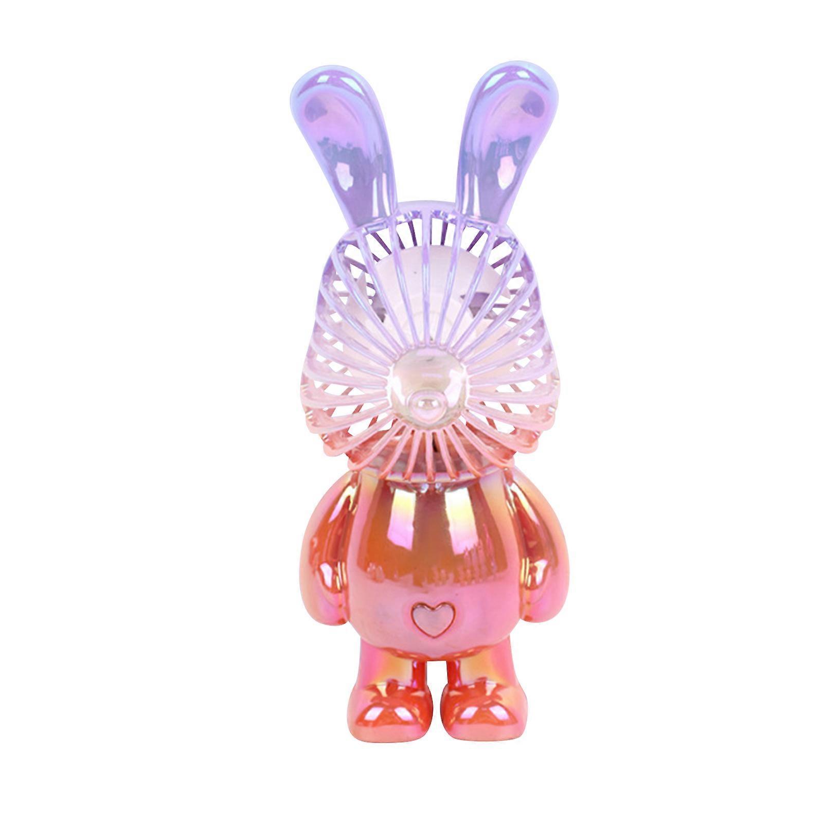 Portable Fan,Mini Cute Bear Desk Fan Small Quiet,3-Speed Adjustable Usb Powered Fan