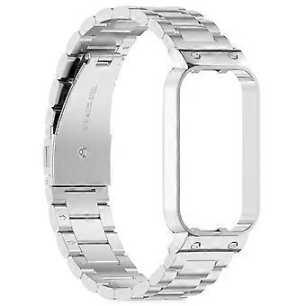 Metal Strap + Watch Frame For Xiaomi Smart Band 8 Active