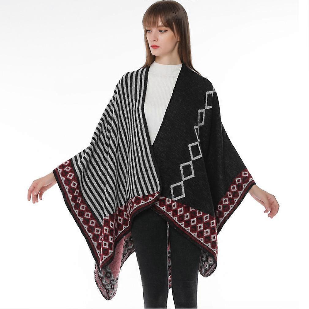 Autumn Winter Warm Scarf Pashmina Shawls Wrap Loose Cardigant for Lady