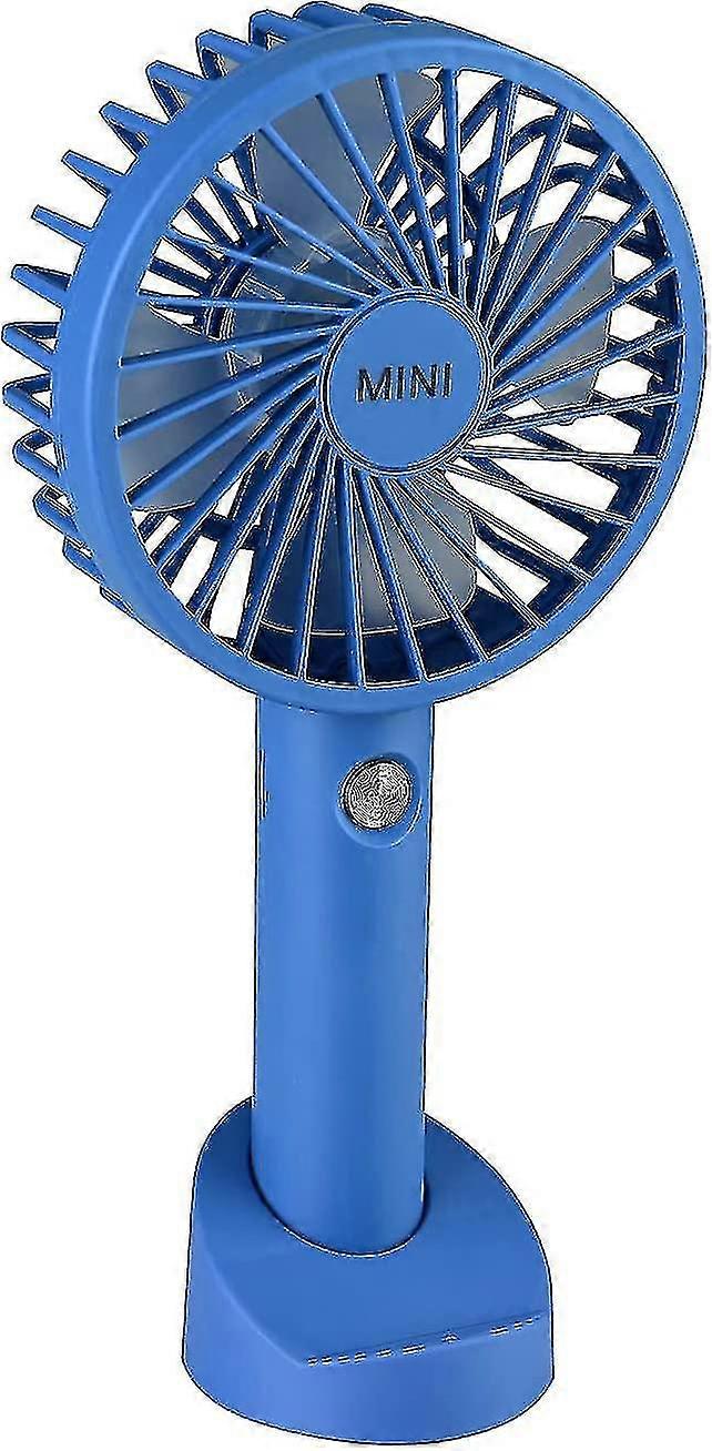 Mini Portable Handheld Fan Usb Charging 3-speed With Base
