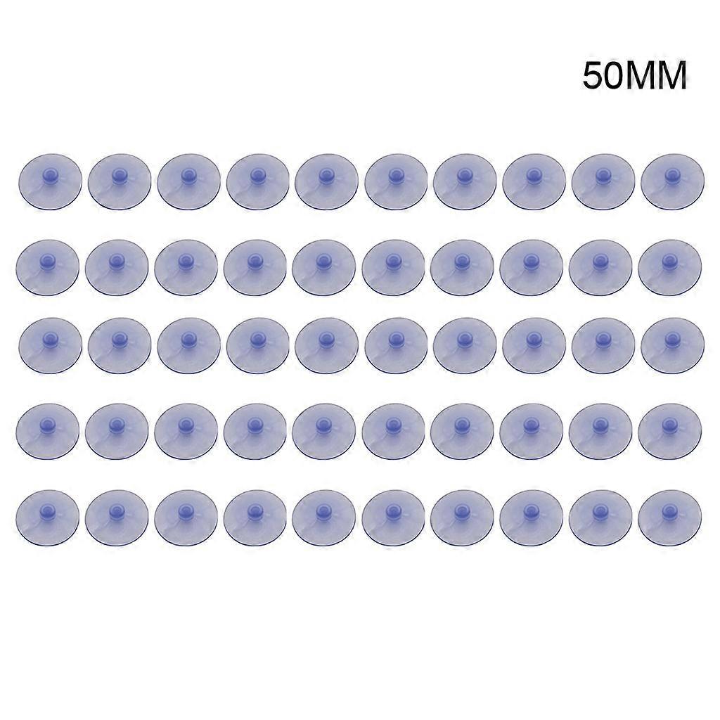 50 Pack Clear Suction Cups Without Hooks PVC Plastic Sucker Utility Sucker Pads