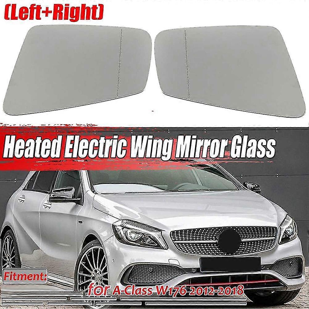 Left Side Rearview Wing Mirror Glass Heated for A-Class W176 2012-2018