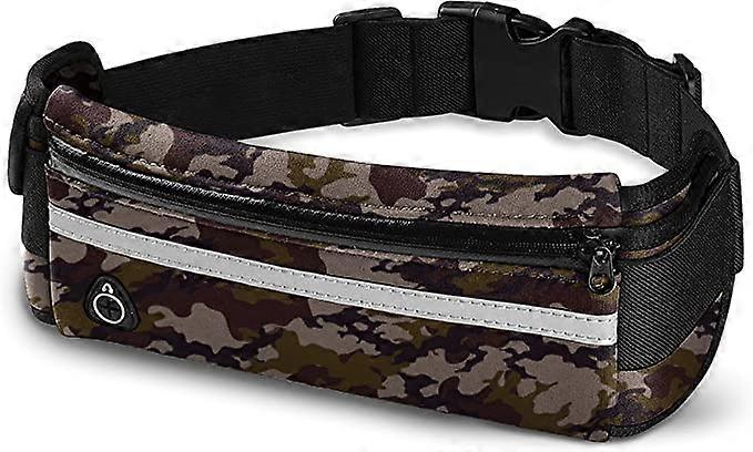 Running Belt for Women and Men, Money Belt and Running Fanny Pack, Hiking Fanny Pack, Holder for Cell Phone, Money, and Keys, Adjustable Belt Pouch fi