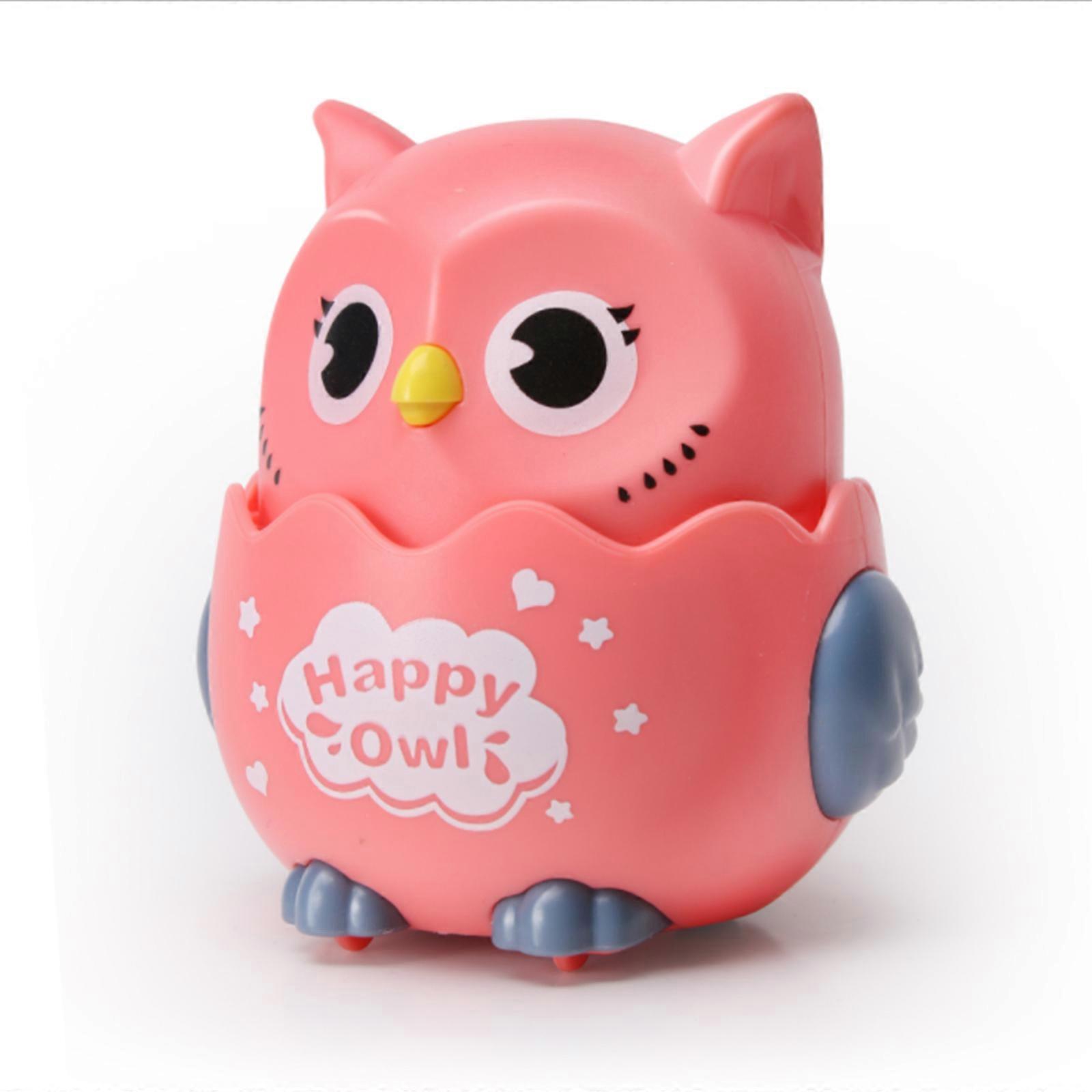 Educational Toy with Rotatable Head and Inertial Movement for Kids