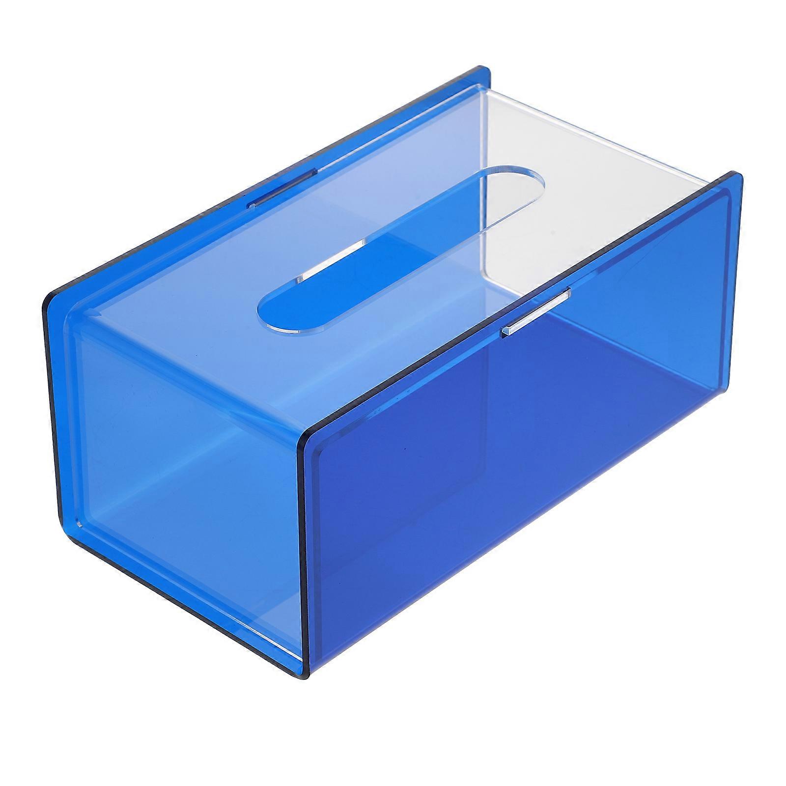 1pc Acrylic Paper Carton Transparent Pumping Carton Simple Random Carton