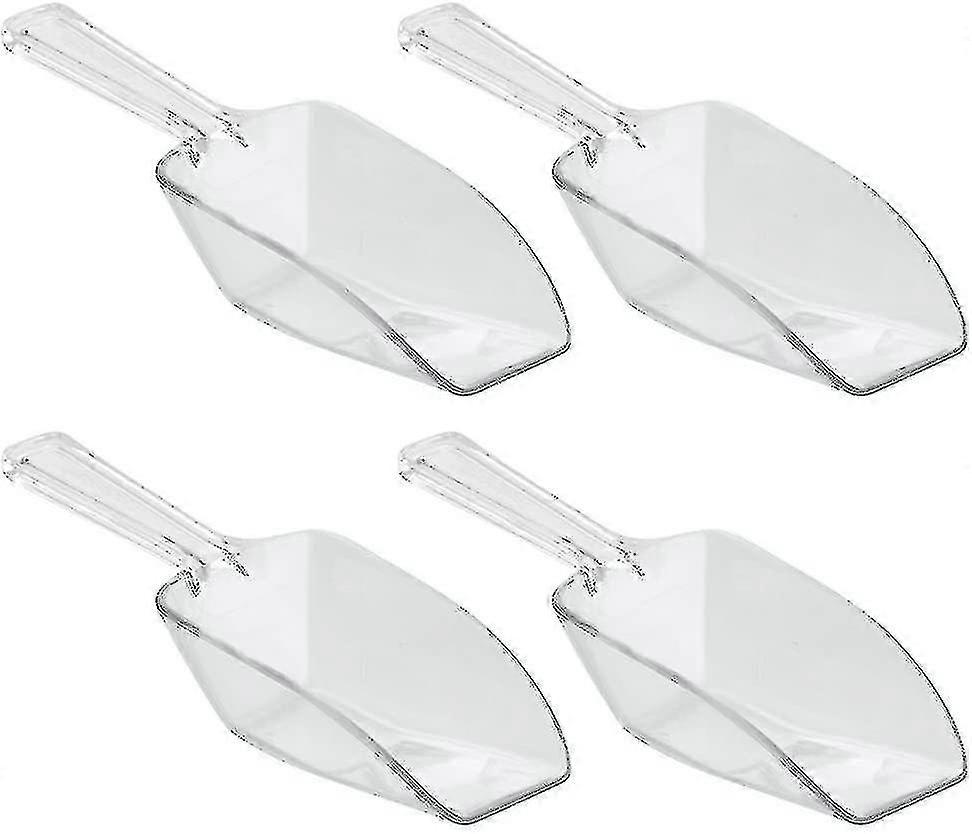 4 Pack Plastic Measuring Scoops For Baking, Kitchen Pantry, Pet Food