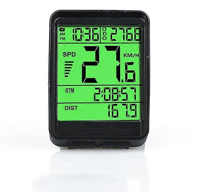 Fietssnelheidsmeter Fietskilometerteller met LCD-display Multifunctioneel