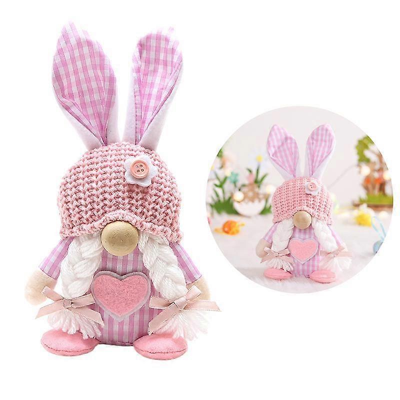 Gnomes Easter Bunny Gnome Decorations Easter Gnome Faceless Plush Doll By Handmade Spring Easter Rabbit Gnomes For Home Decor