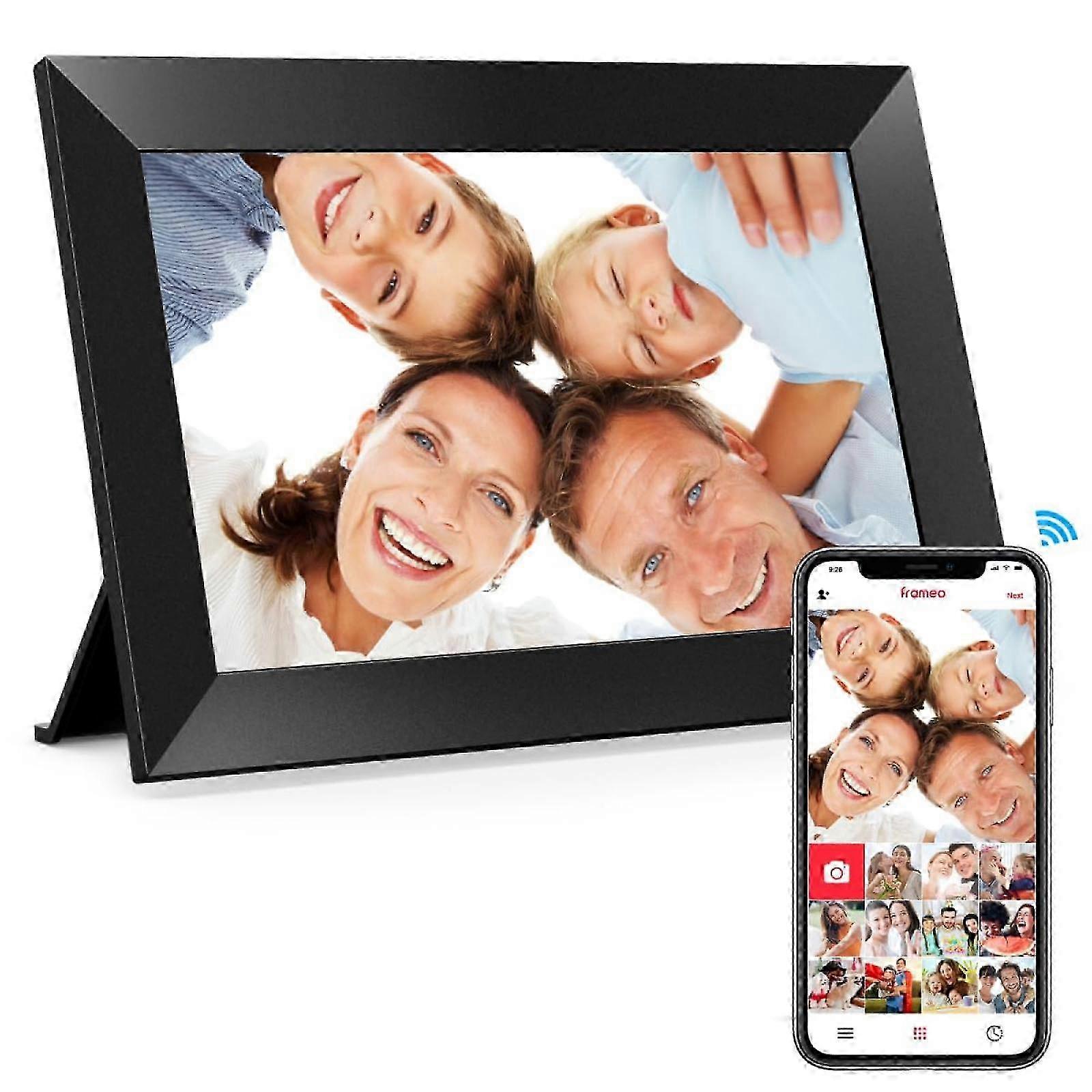 10.1 Inch Wifi Digital Picture Frame, 1280 X 800 Hd Ips Touchscreen Photo Frame, 32 Gb Memory,automatic Rotation, Wall Mountable -gsl