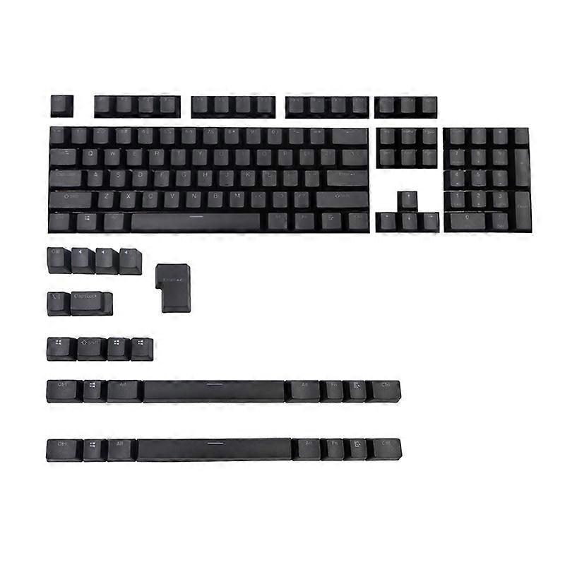 Mechanical Keyboard PBT 6U Space Keycap OEM Profile Backlit Key Cap Black White