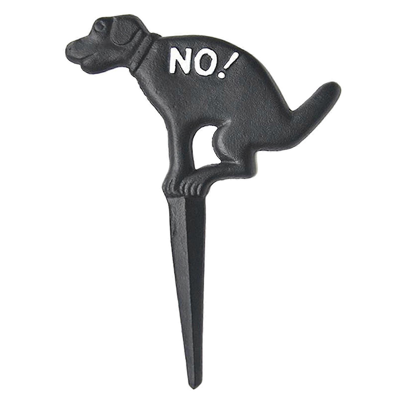 Please Keep Off the Grass No Pooping Yard Sign Heavy Duty Weatherproof Fade Resistant Metal Stand Included