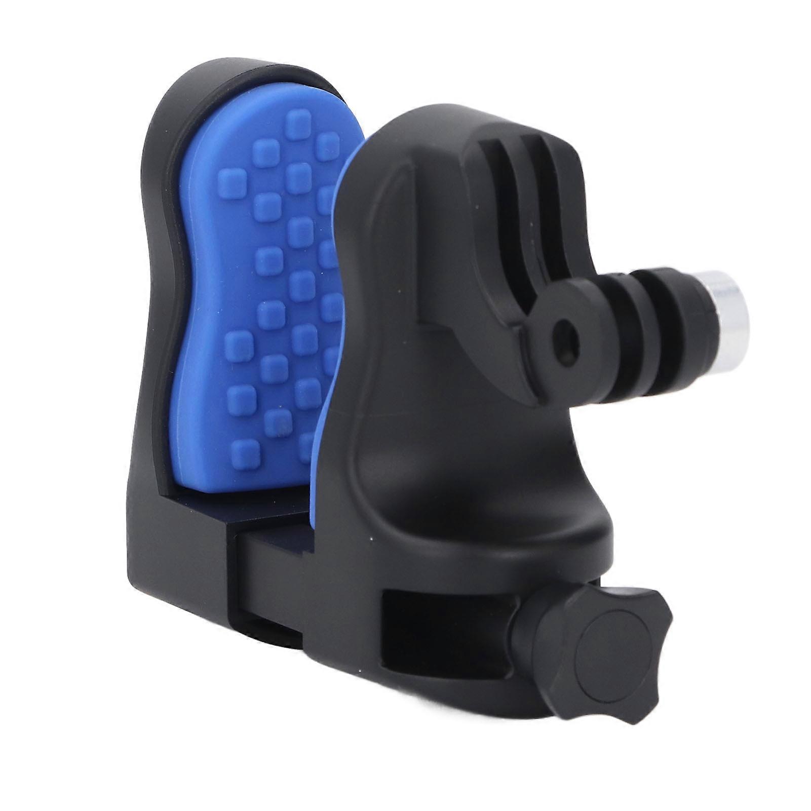 Motorcycle Helmet Chin Mount Kit ABS Silicone Adjustable Action Camera Helmet Chin Mount for Osmo Action for YI with Phone Mount 