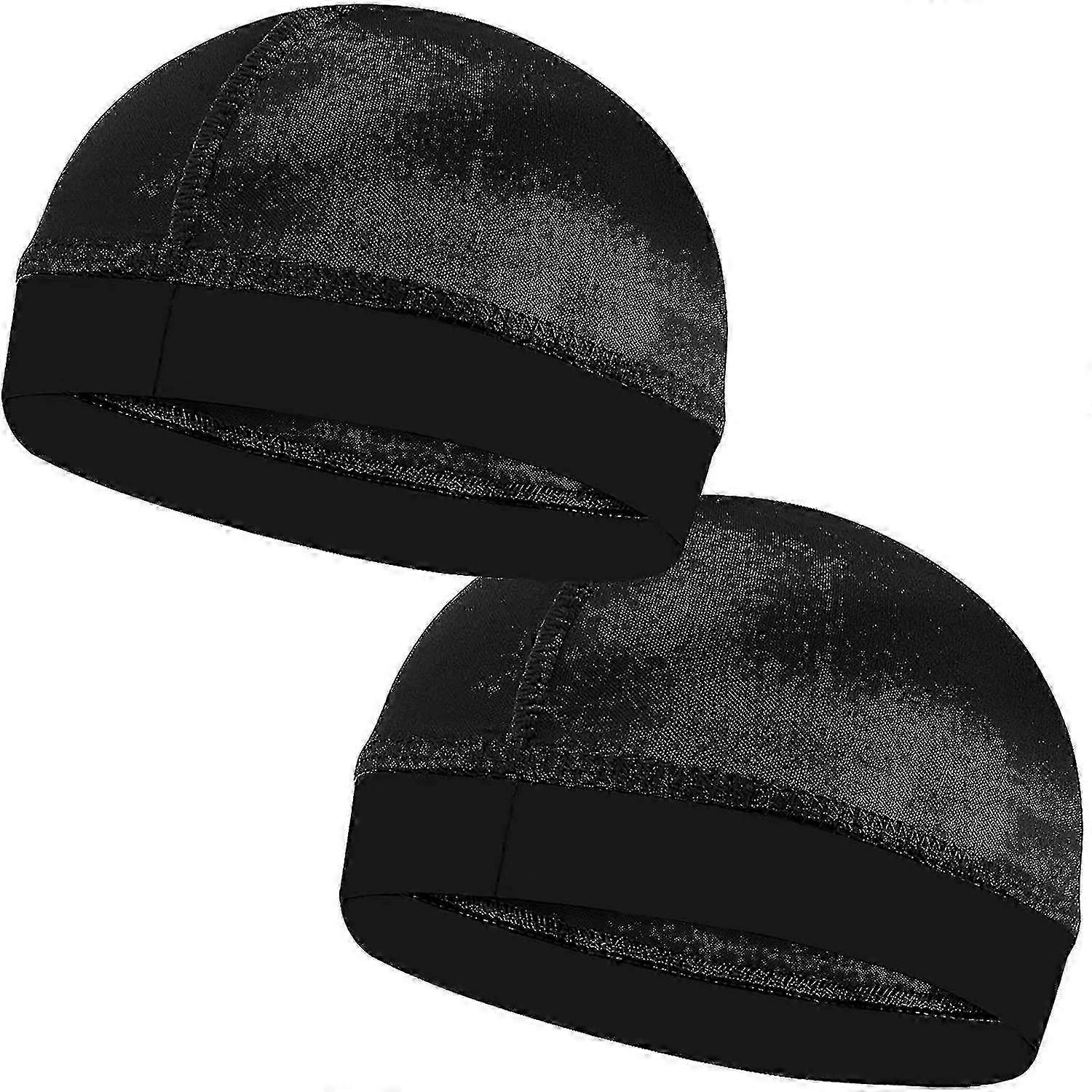 2pcs Silky Stocking Wave Caps , Doo Rags Compression Cap - JV