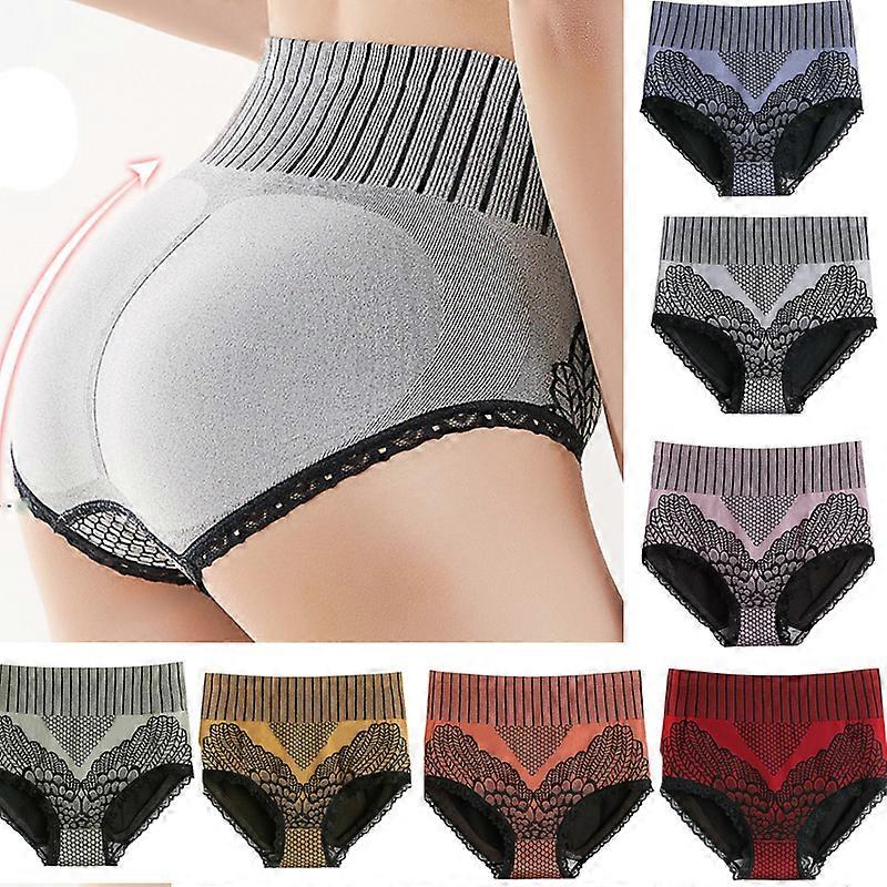 7 db női bugyi varrat nélküli bugyi magas derekú bugyi formáló női bugyi