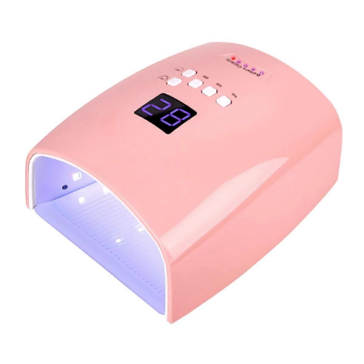 Rechargeable UV LED Nail Lamp 66W Lamp for Manicure with LCD Screen 4 Settings Nail Art Manicure To